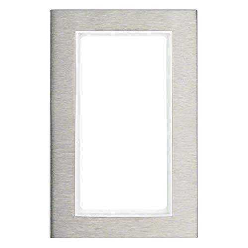 Berker 13093609 Rahmen mit großem Ausschnitt B.7 Edelstahl/polarweiß Mesch Shop Berker 13093609 Rahmen mit großem Ausschnitt B.7 Edelstahl/polarweiß Mesch Shop